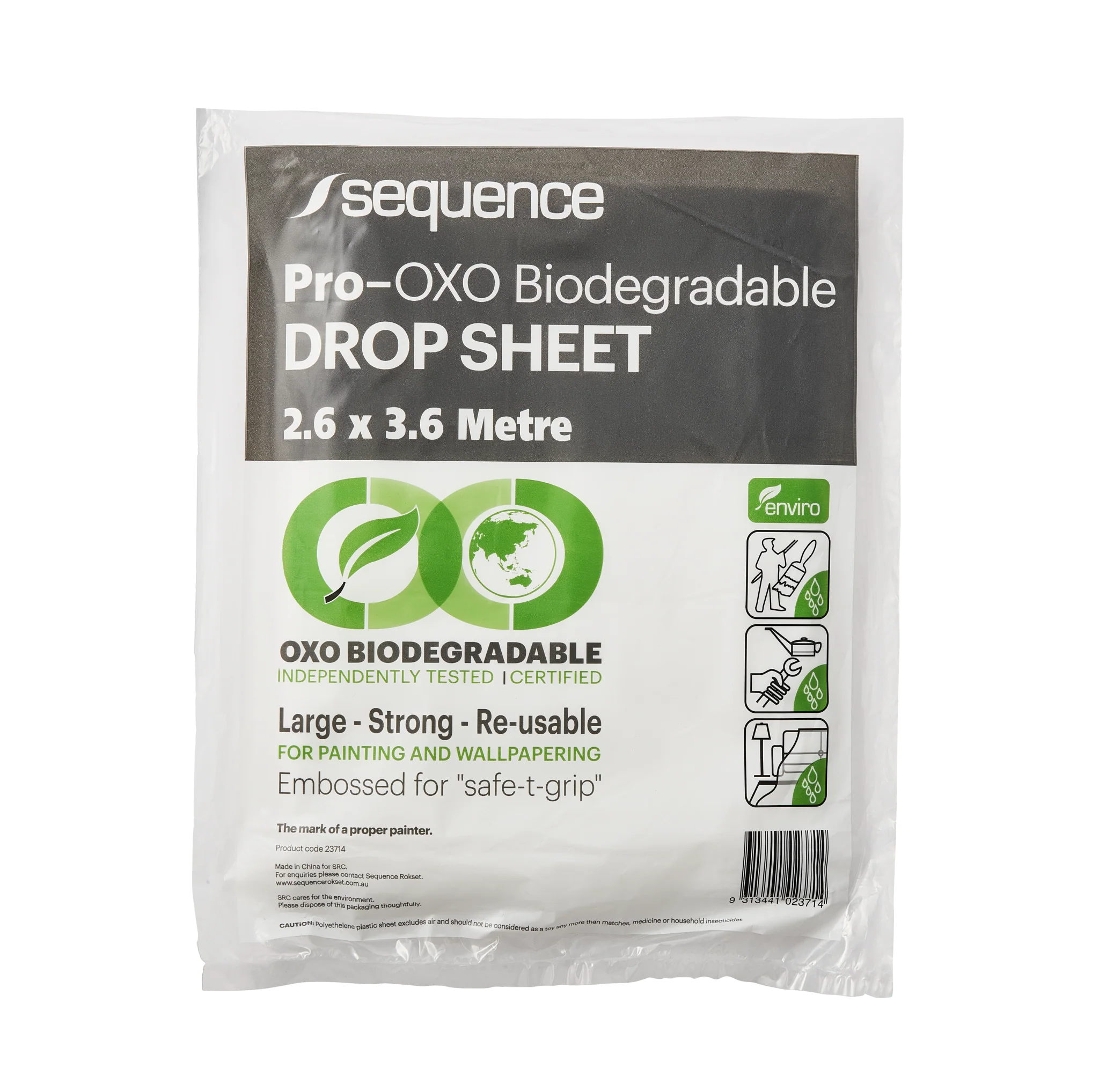 Bio-Degradable Plastic Drop Sheet - Image 2
